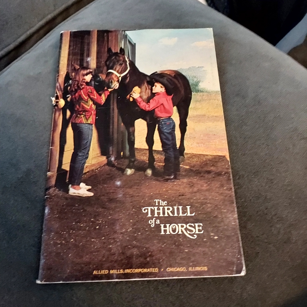 Vintage Equestrian Book Pamphlet - The Thrill of a Horse